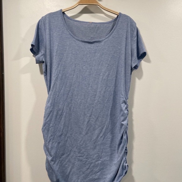 Unknown Tops - Scoop Neck Maternity Shirt